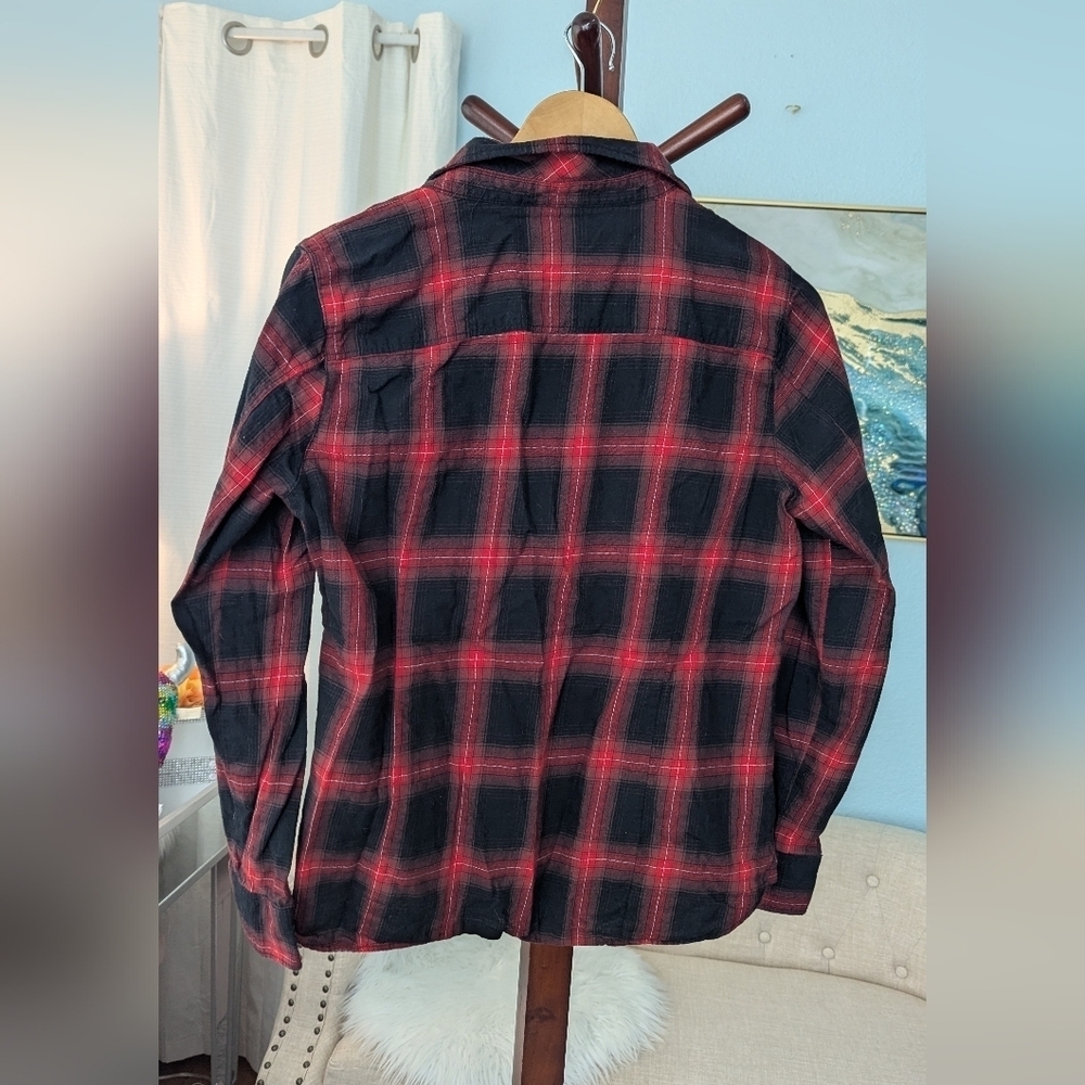 Tommy Hilfiger Long Roll Sleeve Shirt Woman's Sz L - Picture 4 of 12